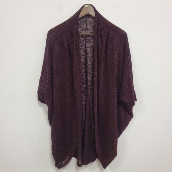 Painted Threads Womens Open Knit Fairy Grunge Cardigan Size L Beach Vacation - Picture 1 of 10
